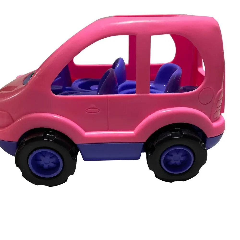 Fisher Price 2002 Working Little‎ People Pink Musical SUV Open & Close